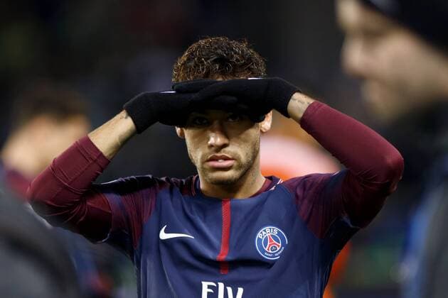 Themen der Woche - SPORT Bilder des Tages - SPORT November 22, 2017 - Paris, France - Neymar of PSG reacts during the UEFA Champions League Group B football match between Paris Saint-Germain (PSG) and Glasgow Celtic at Parc des Princes Stadium in Paris on November 22, 2017. Paris Saint-Germain v Celtic FC - UEFA Champions League  - ZUMAn230 20171122_zaa_n230_705 Copyright: xMehdixTaamallahx