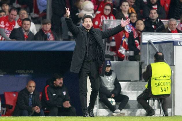 Atletico de Madrid s coach Diego Pablo Cholo Simeone during Champions League 2017 2018, Group C, match 5. November 22,2017.  (2017112259)