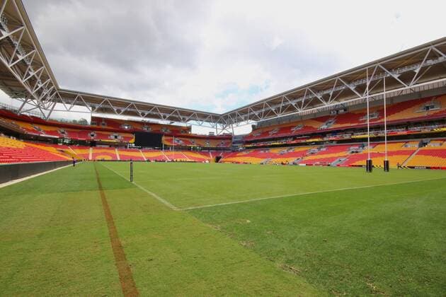 Fiji Captain s Run A general view of Brisbane Stadium, Brisbane Content Not Available For UK Newspapers Copyright: xStevexMcCormickx FIL-10991-0012