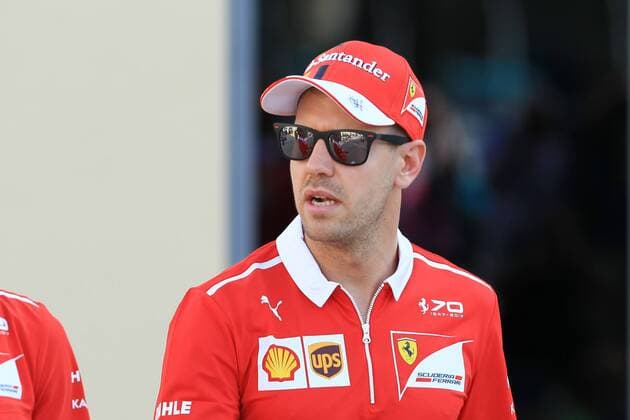 23rd November 2017, Yas Marina Circuit, Abu Dhabi, UAE; Abu Dhabi Formula One Grand Prix, driver arrivals and press conference PK Pressekonferenz Sebastian Vettel - Scuderia Ferrari  ActionPlus11955008