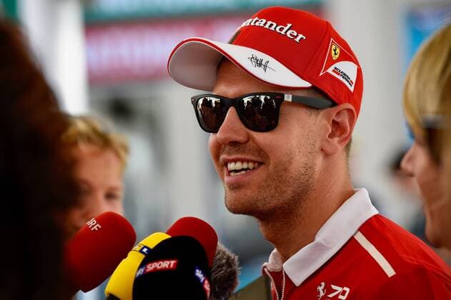 Sebastian Vettel GER 5 Scuderia Ferrari Grand Prix of ABU DHABI 2017 Preparations Motorsport Formula 1 23 11 2017 ABU DHABI Copyright: xAndre Eibner-Pressefotox EP_JAE