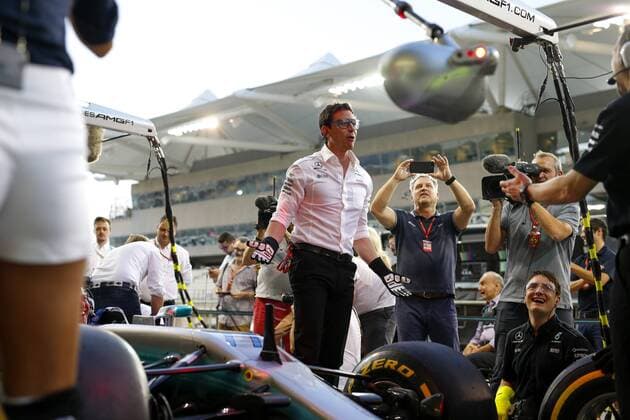 Motorsports: FIA Formula One World Championship WM Weltmeisterschaft 2017, Grand Prix of Abu Dhabi, Toto Wolff (AUT, Mercedes AMG Petronas Formula One Team), Abu Dhabi United Arab Emirates