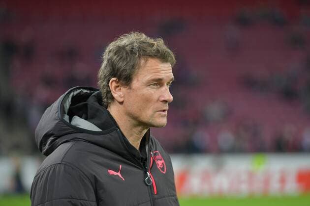 GER 1 FC Köln GER vs Arsenal FC ENG 23 11 2017 RheinEnergieSTADION Cologne Europe Leaque Group stage 5 Matchday GER 1 FC Köln GER vs FC Arsenal ENG im Bild Jens Lehmann Co Coach Arsenal nordphotox xMeuter nordphoto 00351
