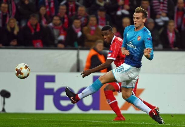 23 11 2017 xjhx Football Europe League 1 FC Koeln Arsenal London emspor v 1 Jhon Cordoba 1 FC Cologne Rob Holding Arsenal London Koeln