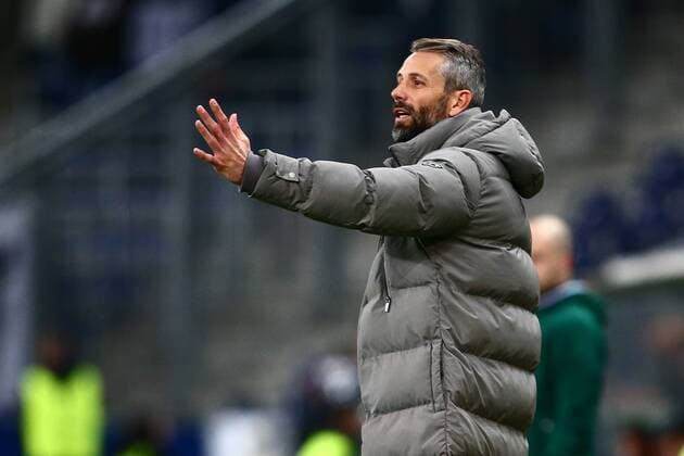 SOCCER - EL, RBS vs Vitoria SALZBURG,AUSTRIA,23.NOV.17 - SOCCER - UEFA Europa League, Red Bull Salzburg vs Vitoria Guimaraes SC. Image shows head coach Marco Rose (RBS). GEPAxpictures xFelixxRoittner