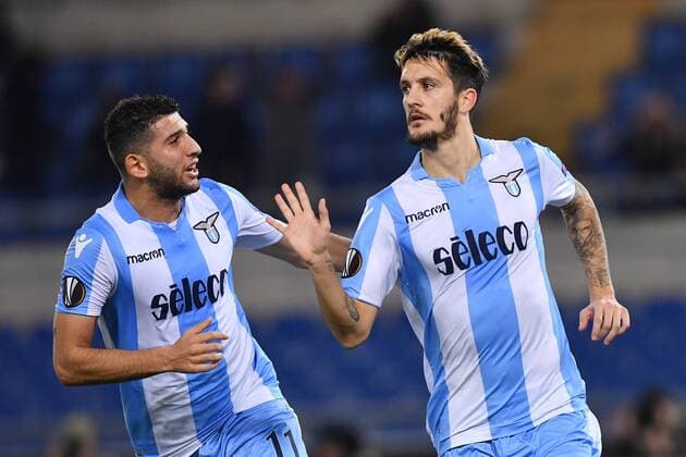 As Roma 23 11 2017 - Europa League Lazio-Vitesse foto Antonello Sammarco Image nella foto: esultanza gol Luis Alberto 