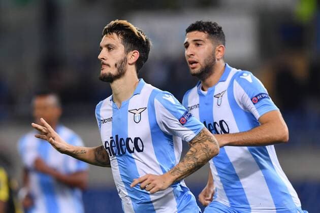 As Roma 23 11 2017 - Europa League Lazio-Vitesse foto Antonello Sammarco Image nella foto: esultanza gol Luis Alberto 
