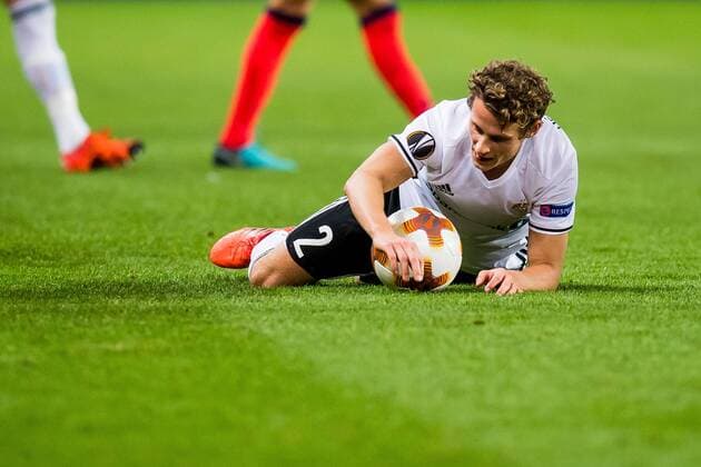 171123 Vegar Eggen Hedenstad og Rosenborg during the UEFA Europa League match between Rosenborg and Real Sociedad on November 23, 2017 in Trondheim. Photo: Jon Olav Nesvold BILDBYRAN kod JE 160081  Copyright: JONxOLAVxNESVOLD BB171123BB908