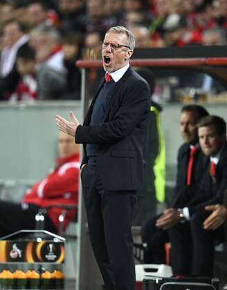 23 11 2017 Soccer GER UEFA Europa League 2017 18 5 Round 1 FC Koeln Arsenal London Coach Peter Stoeger Peter Stöger 1 FC Koeln Team2