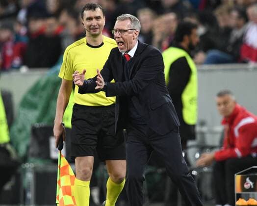 23 11 2017 Soccer GER UEFA Europa League 2017 18 5 Round 1 FC Koeln Arsenal London 02 Coach Peter Stoeger Peter Stöger 1 FC Koeln Team2