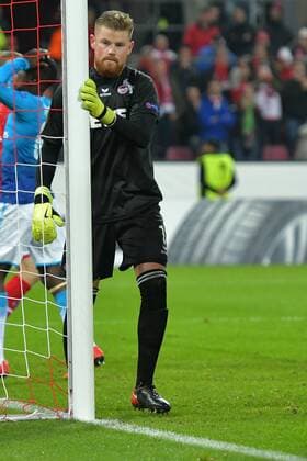 GER 1 FC Köln GER vs Arsenal FC ENG 23 11 2017 RheinEnergieSTADION Cologne Europe Leaque Group Stage 5 Gameday GER 1 FC Köln GER vs FC Arsenal ENG im Bild Timo Horn Goalkeeper FC Köln 1 nordphotox xMeuter nordphoto 00351
