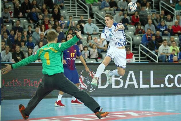 VELUX EHF Champions League, Group A, Round 9, RK PPD Zagreb - FC Barcelona Barca 23.11.2017., Croatia, Arena Zagreb, Zagreb - VELUX EHF Champions League, Group A, Round 9, RK PPD Zagreb - FC Barcelona. Mario Vuglac.  GoranxStanzl PIXSELL