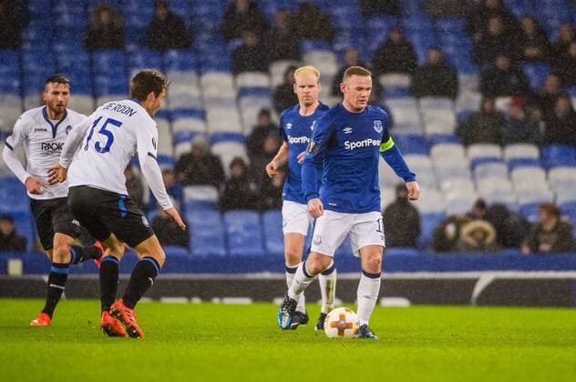 Wayne Rooney of Everton during the UEFA Europa League match between Everton and Atalanta at Goodison Park, Liverpool, England on 23 November 2017. Copyright: xJohnxBaguleyx 17850015