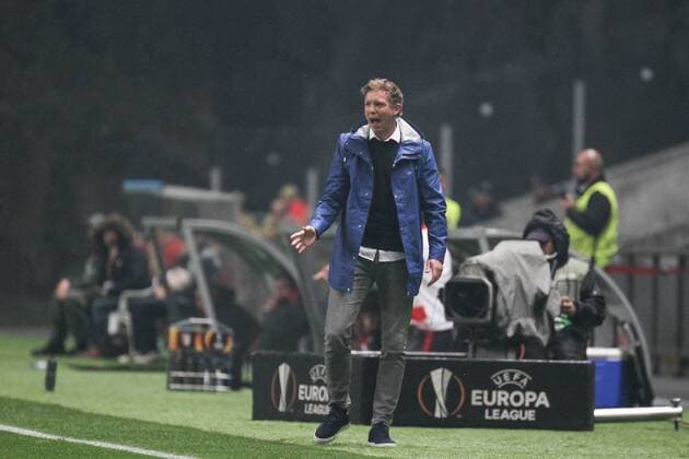 Football, Fussbal UEFA - Julian Nagelsmann of TSG Hoffenheim, during a UEFA Europa League Group Stage match, at Estadio Municipal de Braga, in Braga. Braga, Portugal, 23rd November 2017. Photo: IMAGO Pedro Benavente