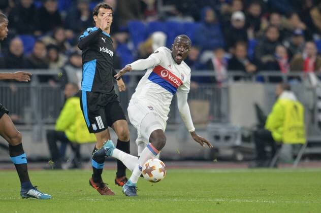 Mouctar Diakhabe (lyon) FOOTBALL : Lyon vs Limassol - Ligue Europa - Phase de goupe - 23 11 2017 FredericChambert Panoramic 