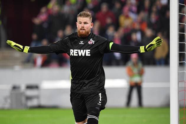 Football UEFA Europaleague season 2017 2018 1 FC koeln vs Arsenal FC 23 11 2017 Rheinenergiestadion Koeln Timo Horn TW FC Cologne