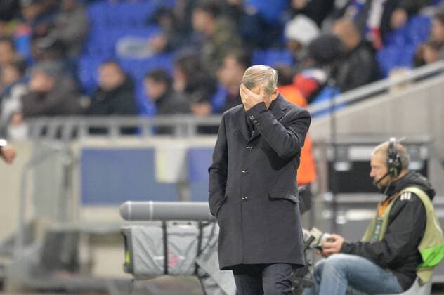 Bruno Genesio (entraineur lyon) FOOTBALL : Lyon vs Limassol - Ligue Europa - Phase de goupe - 23 11 2017 FredericChambert Panoramic 