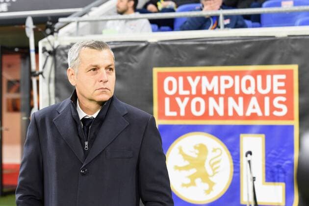 Bruno Genesio (entraineur lyon) FOOTBALL : Lyon vs Limassol - Ligue Europa - Phase de goupe - 23 11 2017 FredericChambert Panoramic 