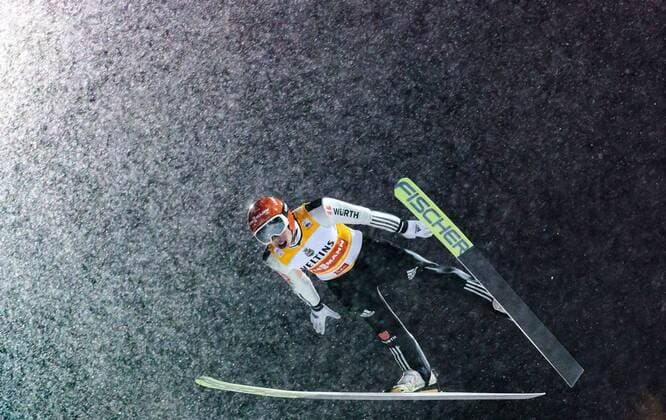 Themen der Woche - SPORT Bilder des Tages - SPORT 23.11.2017, Nordic Arena, Ruka, FIN, FIS Weltcup Nordische Kombination, Nordic Opening, Kuusamo, Skisprung, im Bild Eric Frenzel (GER) Eric Frenzel of Germany during Skijumping of the FIS Nordic Combined World Cup of the Nordic Opening at the Nordic Arena in Ruka, Finland on 2017 11 23. Ruka *** 23 11 2017 Nordic Arena Ruka FIN FIS World Cup Nordic Combined Nordic Opening Kuusamo Ski Jump in the Picture Eric Frenzel ENG Eric Frenzel of Germany during the Ski Jumping of the FIS Nordic Combined World Cup at the Nordic Arena at Ruka Finland on 2017 11 23 Ruka  EX_JFK  