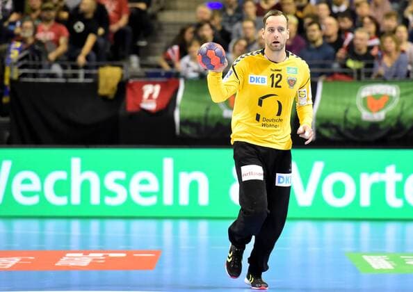 EHF Cup Handball Fuechse Berlin vs FC Porto 23 11 2017 Silvio Heinevetter 12 Fuechse Berlin during the match between Fuechse Berlin and FC Porto on 23 11 2017 in the Max Schmeling Halle Berlin Germany Handball men 3 round EHF Cup xDLx