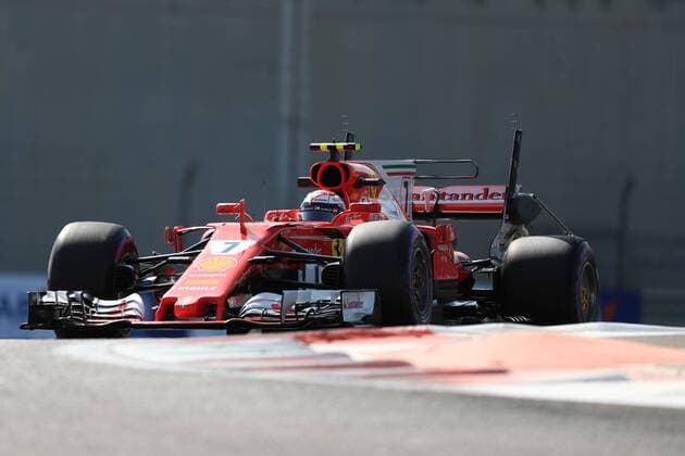 24th November 2017, Yas Marina Circuit, Abu Dhabi, UAE; Abu Dhabi Formula One Grand Prix, Friday free practice; Kimi Raikkonen - Scuderia Ferrari  ActionPlus11955332