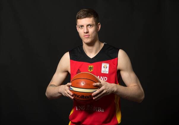 Basketball Chemnitz 23 11 2017 FIBA u200b u200bEurope World Cup Qualifiers WC Qualification German Basketball National Team DBB Team GER Isaiah Hartenstein Germany No 55