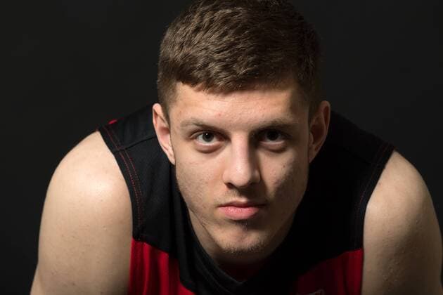Basketball Chemnitz 23 11 2017 FIBA u200b u200bEurope World Cup Qualifiers WC Qualification German Basketball National Team DBB Team GER Isaiah Hartenstein Germany No 55