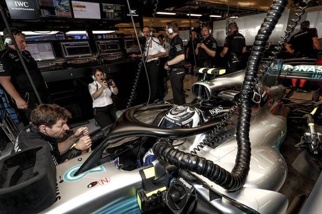 Motorsports: FIA Formula One World Championship WM Weltmeisterschaft 2017, Grand Prix of Abu Dhabi, 77 Valtteri Bottas (FIN, Mercedes AMG Petronas F1 Team), Abu Dhabi United Arab Emirates