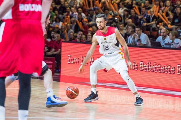 GER Qualification Basketball World Cup 2019 Germany vs Georgia 24 11 2017 Arena Chemnitz GER Qualification Basketball World Cup 2019 Germany vs Georgia Pictured Ismet Akpinar 18 Germany nordphotoxDostmann nph00325