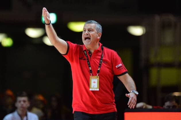 Ilias Zouros Manager Georgia vs Georgia Basketball Qualification World Cup 2019 24 11 2017 Chemnitz Copyright: xEibner-Pressefoto BertxHarzerx EP_BHR