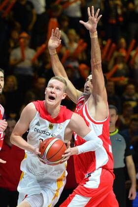 Robin Benzing Germany on Goalie Germany vs Georgia Basketball Qualification World Cup 2019 24 11 2017 Chemnitz Copyright: xEibner-Pressefoto BertxHarzerx EP_BHR