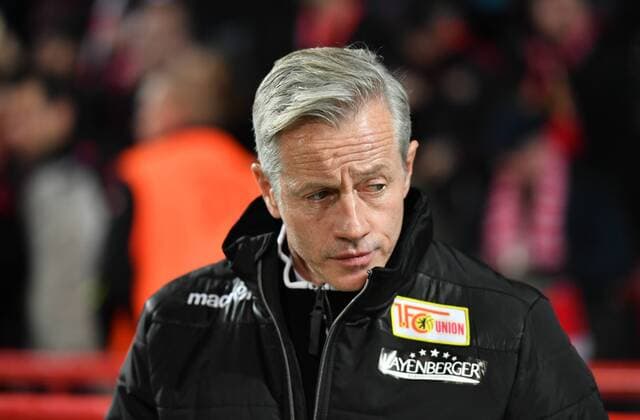 Jens Keller Manager Union before the match 1 FC Union Berlin SV Darmstadt 98 2 Bundesliga 2017 2018 Season 2017 2018 Football Soccer DFL soccer Men Germany Germany Berlin 24 11 2017 Stadion Alte Foersterei