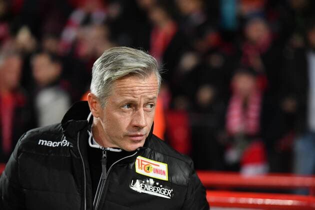 Jens Keller Manager Union before the match 1 FC Union Berlin SV Darmstadt 98 2 Bundesliga 2017 2018 Season 2017 2018 Football Soccer DFL soccer Men Germany Germany Berlin 24 11 2017 Stadion Alte Foersterei