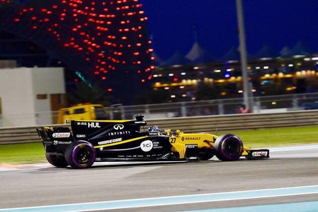 Nico H lkenberg GER 27 Renault Sport F1 Team Grand Prix of ABU DHABI 2017 2nd Free Practice of Motorsport Formula 1 24 11 2017 ABU DHABI Copyright: xEIBNER JERRYxANDREx EP_JAE