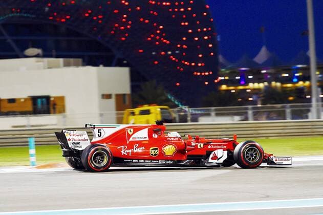 Sebastian Vettel GER 5 Scuderia Ferrari Grand Prix of ABU DHABI 2017 2nd Free Practice of Motorsport Formula 1 24 11 2017 ABU DHABI Copyright: xEIBNER JERRYxANDREx EP_JAE