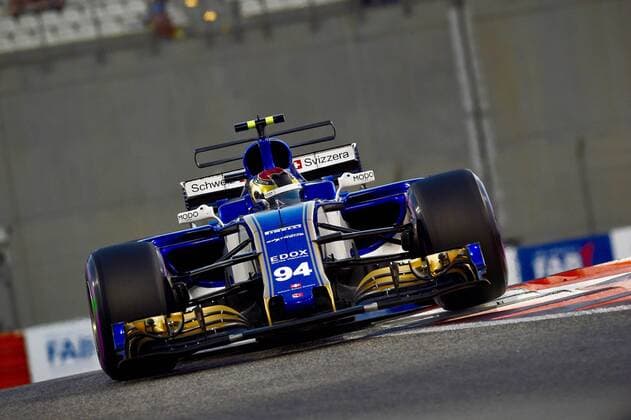 Pascal Wehrlein GER 94 Sauber F1 Team Ferrari Grand Prix of ABU DHABI 2017 2nd Free Practice Motor Racing Formula 1 24 11 2017 ABU DHABI Copyright: xEIBNER JERRYxANDREx EP_JAE