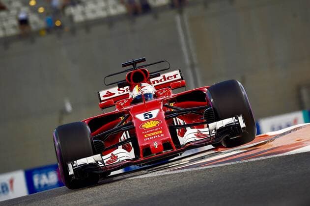 Sebastian Vettel GER 5 Scuderia Ferrari Grand Prix of ABU DHABI 2017 2nd Free Practice of Motorsport Formula 1 24 11 2017 ABU DHABI Copyright: xEIBNER JERRYxANDREx EP_JAE