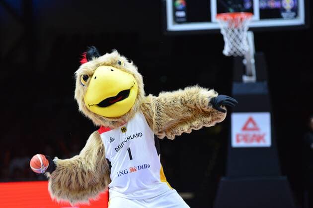 DBB Mascot ARNOLD Germany vs Georgia Basketball Qualification World Cup 2019 24 11 2017 Chemnitz Copyright: xEibner-Pressefoto BertxHarzerx EP_BHR