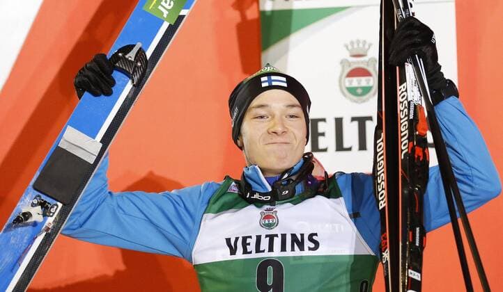 Eero Hirvonen FIN during the Nordic Combined FIS World Cup Ruka Nordic 25. November 2017 in Kuusamo, Finland.  Copyright: xKallexParkkinenx NP24_00027893