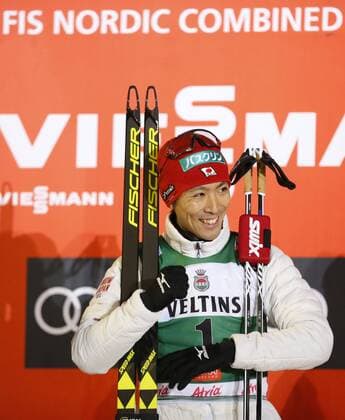 Akito Watabe JPN during the Nordic Combined FIS World Cup Ruka Nordic 25. November 2017 in Kuusamo, Finland.  Copyright: xKallexParkkinenx NP24_00027875
