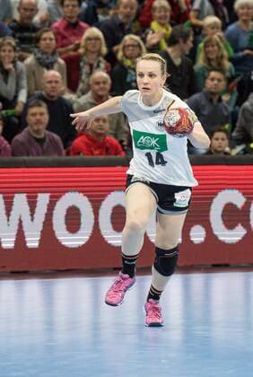 GER HB Women FSP Germany GER vs Iceland ISL 25 11 2017 Ball Games ARENA Dresden GER HB Women FSP Germany GER vs Iceland ISL pictured Stella Kramer 14 Germany nordphotoxDostmann nph00325