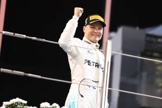 26th November 2017, Yas Marina Circuit, Abu Dhabi, UAE; Abu Dhabi Formula One Grand Prix, Sunday race day; Valtteri Bottas - Mercedes AMG Petronas F1 Team wins the race  ActionPlus11956619