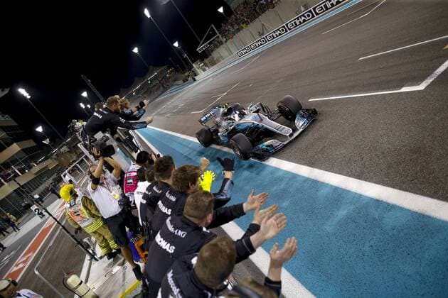 Motorsports: FIA Formula One World Championship WM Weltmeisterschaft 2017, Grand Prix of Abu Dhabi, 77 Valtteri Bottas (FIN, Mercedes AMG Petronas F1 Team), Abu Dhabi United Arab Emirates