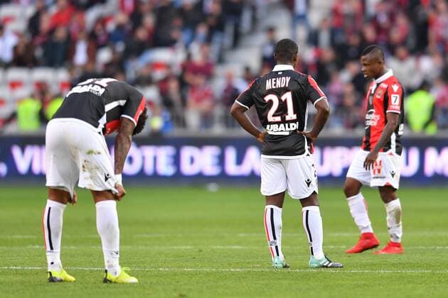 EQUIPE DE FOOTBALL DE NICE - DECEPTION FOOTBALL : Nice vs Lyon - Ligue 1 Conforama - 26 11 2017 FEP Panoramic 
