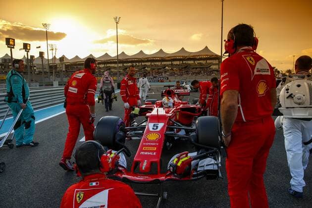 Motorsports: FIA Formula One World Championship WM Weltmeisterschaft 2017, Grand Prix of Abu Dhabi, 5 Sebastian Vettel (GER, Scuderia Ferrari), Abu Dhabi United Arab Emirates