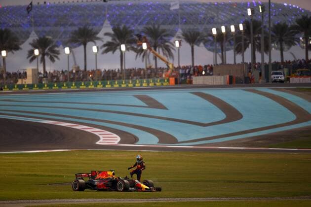 Motorsports: FIA Formula One World Championship WM Weltmeisterschaft 2017, Grand Prix of Abu Dhabi, 3 Daniel Ricciardo (AUS, Red Bull Racing), Abu Dhabi United Arab Emirates