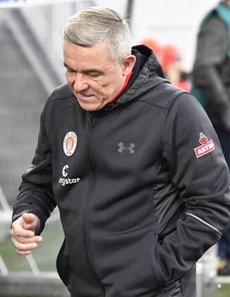 Olaf Janssen Janssen coach FC St Pauli disappointed disappointment