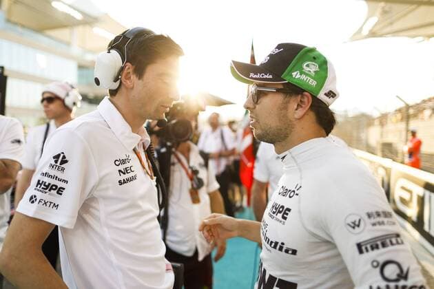 Motorsports: FIA Formula One World Championship WM Weltmeisterschaft 2017, Grand Prix of Abu Dhabi, 11 Sergio Perez (MEX, Sahara Force India F1 Team), Abu Dhabi United Arab Emirates