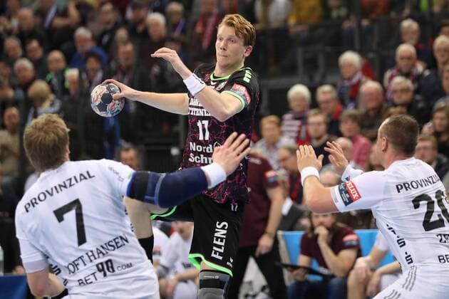 THW Kiel EHF Champions League Flensburg 29 11 17 Flensburg 29 11 17 Sport Handball VELUX EHF Champions League Season 2017 2018 Group Stage SG Flensburg Handewitt THW Kiel Simon Jeppsson SG Flensburg Handewitt 17 Rene Toft Hansen THW Kiel 07 Christian Zeitz THW Kiel 20 xmmkx