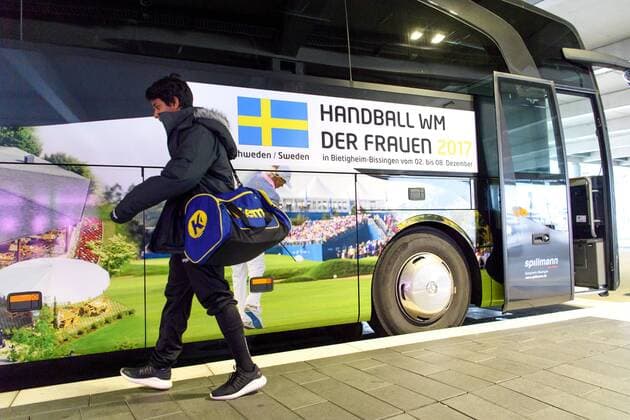 171130 Swedens Loui Sand arrives in Germany on November 30, 2017 in Stuttgart  Copyright: CARLxSANDIN BB171130CS008